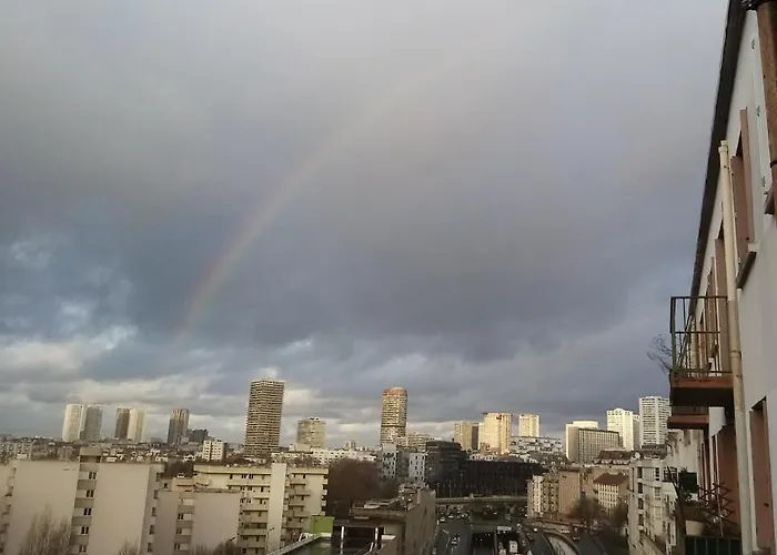 Paris Porte D\'Italie - Chambre A Louer Avec Parking Et Vue Sur Paris